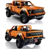 רכב פורד F-150 Raptor להרכבה מאבני משחק דמויי לגו